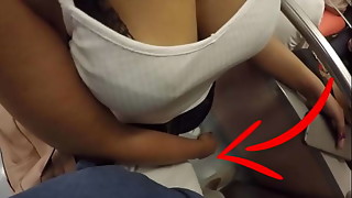 Woman Grabbing my Dick in Subway .