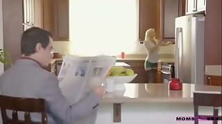 (Step)mom want (step)son to fuck her before her husband sees them