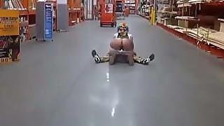 Queen Rogue Sucks Gibby dick in Famous store