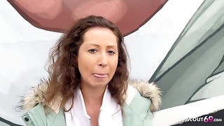 GERMAN SCOUT - FIRST ANAL FOR AUSTRIAN TEEN (18+) JULIA BACH AT REAL PICK UP STREET CASTING - German