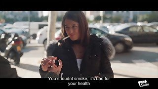 Russian babe enjoys erotic massage then deep fuck