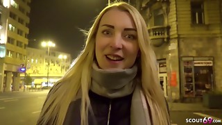 GERMAN SCOUT - 18 JAHRE JUNGE AMARIS BEI STRASSEN CASTING AO GEFICKT - Amaris