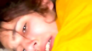 I fucked a skinny teen doggystyle on my sofa