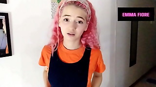 The babysitter sucks my cock and i cum in her mouth POV