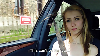 Teen Beatrix quickie fucked with driver