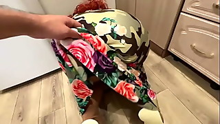 Mature MILF easily gives her big ass for sex with her son if he wants