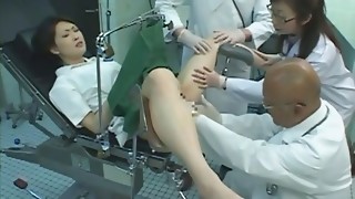 Costume play Porn: Asians Nurses Costume play Asian Cougar Nurse Plowed Doctors Office part 1